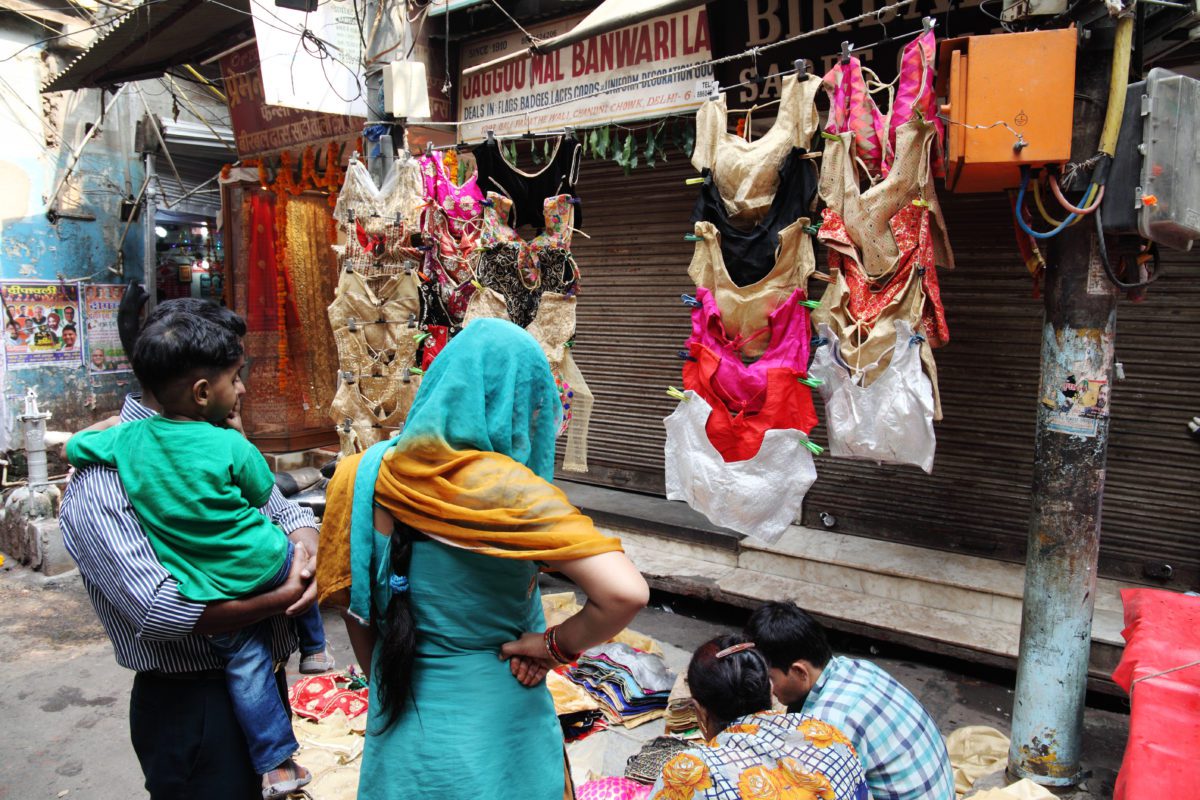 Försäljare i Old Delhi Indien
