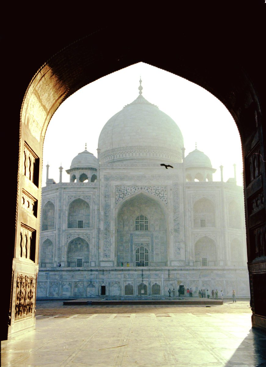 Taj Mahal tidig morgon