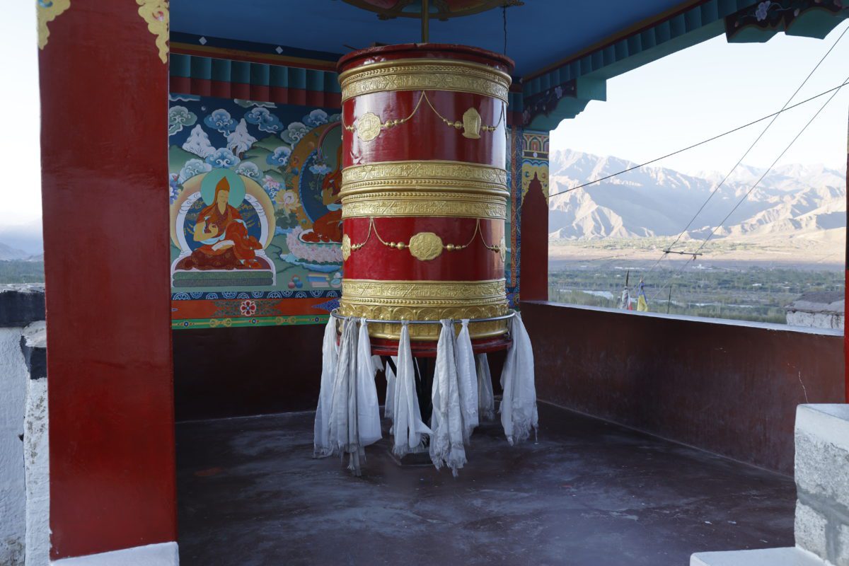 Mulbekh Ladakh Buddhistisk bönekvarn